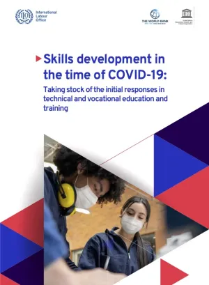 Cover_Skills development in the time of COVID-19- Taking stock of the initial responses in technical and vocational education and training