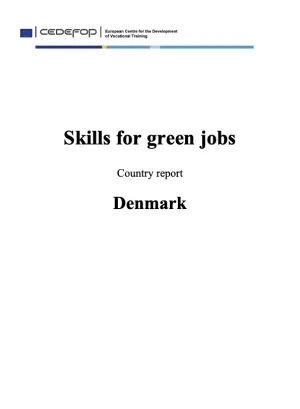 Cover_Skills for green jobs in Denmark CEDEFOP 2010