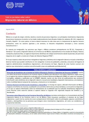 ficha Migración Laboral México