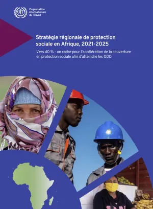 French Cover of the Africa Regional Social Protection Strategy, 2021-2025