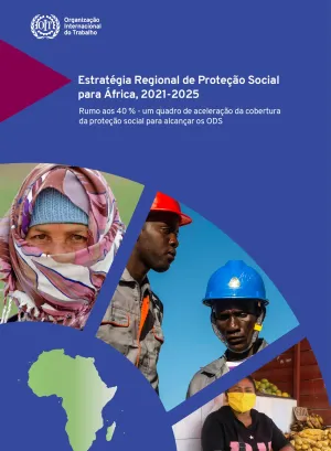 Portuguese Cover of the Africa Regional Social Protection Strategy, 2021-2025