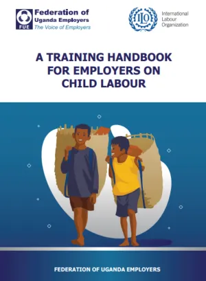 cover image - a training handbook for employers on child labour