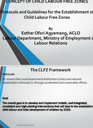 cover image - the child labour free zones in ghana