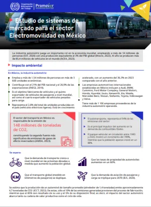 Estudio de sistemas de mercado para el sector Electromovilidad en México