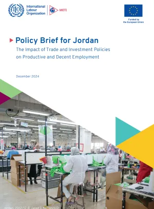 Cover of METI Policy brief in Jordan