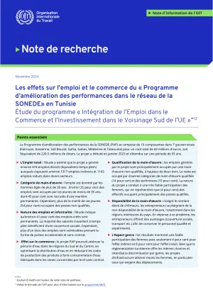 Page de couverture de la note de recherche du METI