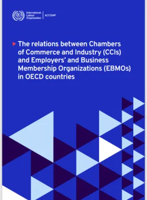 Graphic cover relations between Chamber of Commerce and Employers Organzations 