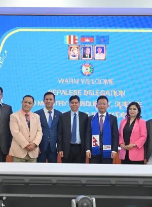 Knowledge sharing between Government of Cambodia and Government of Nepal on facilitating transition to the formal economy. ©Ministry of Industry Science Technology and Innovation, Kingdom of Cambodia.