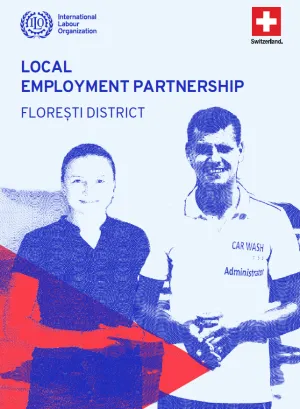 Cover LEP Floresti with a woman and a man worker