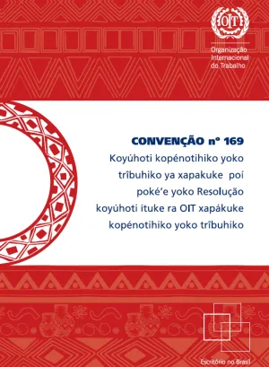 Capa da publicação da Convenção  No 169 em Língua Terena e em português