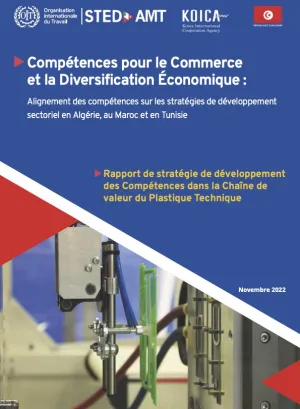 Couverture du Rapport Plasturgie Projet STED-AMT Tunisie Nov-2022