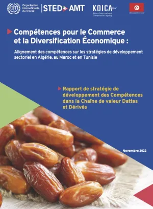 Couverture Rapport STED-AMT dattes et dérivés Tunisie Novembre 2022