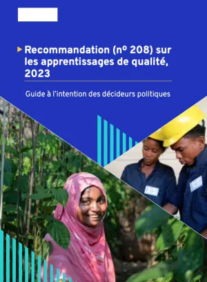 Couverture - Recommandation n°208 sur les apprentissages de qualité, 2023