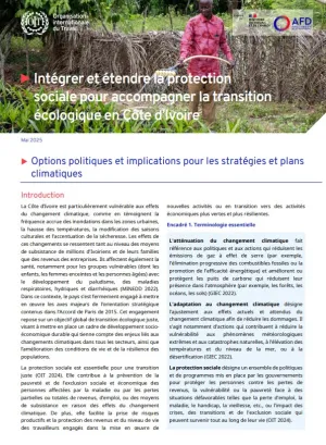 Image couverture - Côte d’Ivoire - Intégrer et étendre la protection sociale