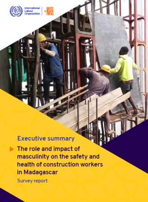 Construction workers in Madagascar
