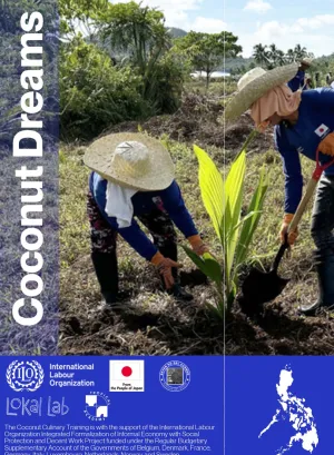 cover of the ILO Coconut culinary training brochure