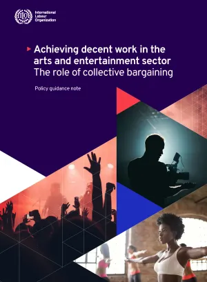 Cover - Achieving decent work in the arts and entertainment sector