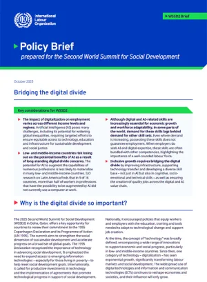 Bridging the digital divide cover
