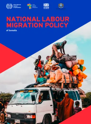 Cover page showcasing a mother and her son trying to get into a bus