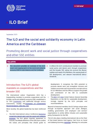 The ILO and the social and solidarity economy in Latin America and the Caribbean 