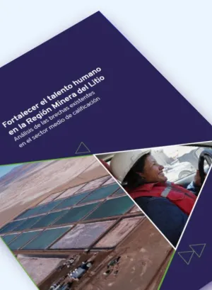 Tapa informe Fortalecer talento humano en litio