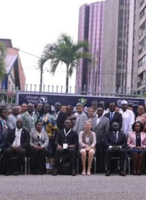 Group photo at the opening of the Africa Labour Migration Conference