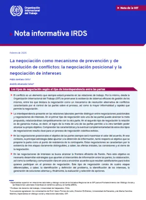 La negociación como mecanismo de prevención y de resolución de conflictos