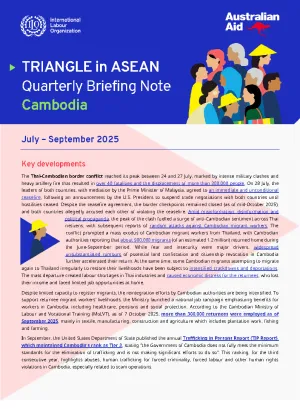 TRIANGLE in ASEAN Quarterly Briefing Note: Cambodia