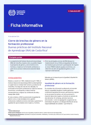 Nota informativa género CR