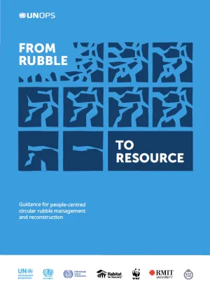 Blue cover of guidance book