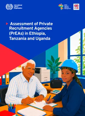 Cover showing two professionals in a recruitment setting, reviewing documents in an office setting.