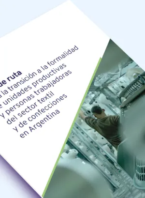 Tapa del informe Hoja de Ruta  para cadena de valor textil en Argentina