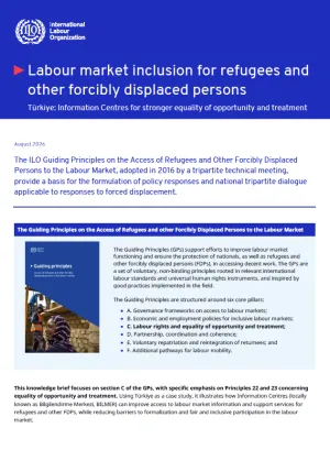 Cover page of the brief on Information Centres for stronger equality of opportunity and treatment