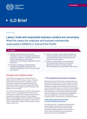 Labour, trade and responsible business conduct are converging