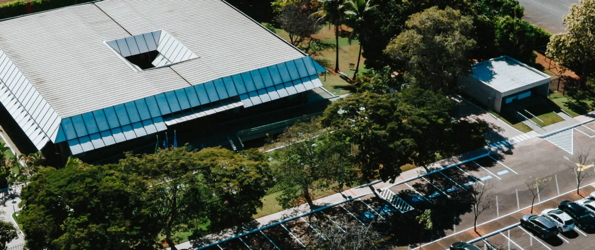 Aerial view of the ILO office for Brazil, located in Brasilia.