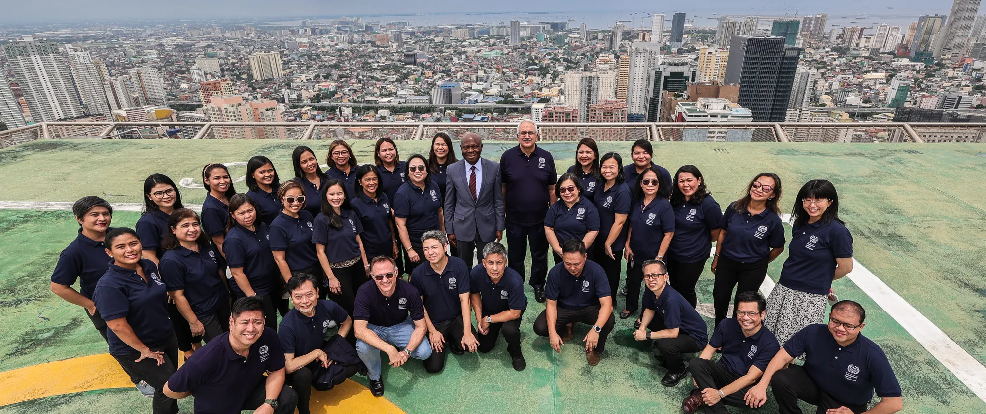ILO staff in the Philippines with Director-General Houngbo