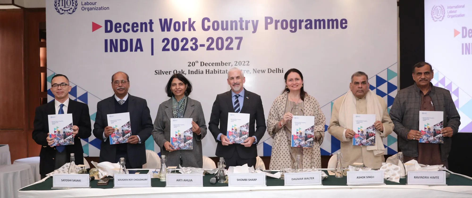 DWCP for India launched by the ILO India office and tripartite constituents