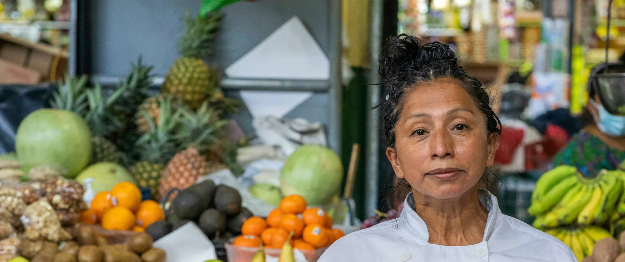 Guatemalan woman in market