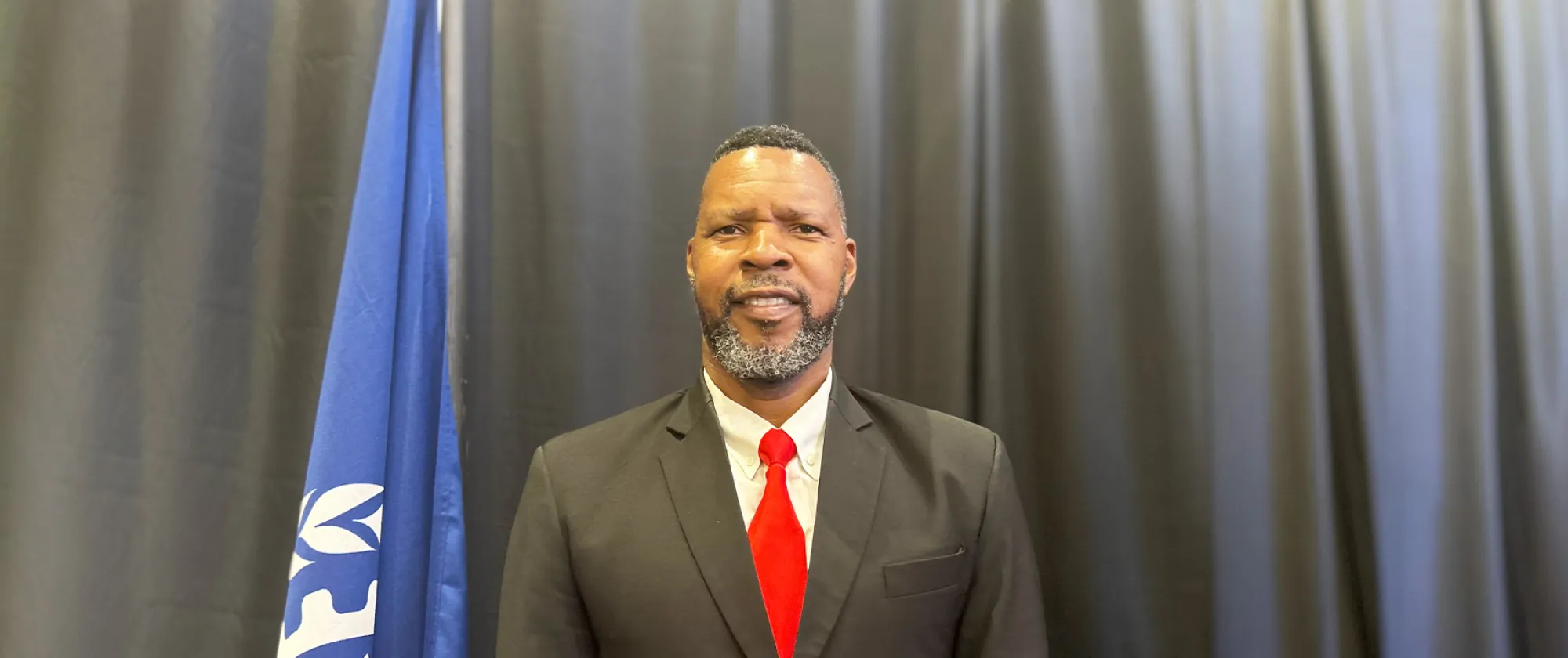 Portrait photo of ILO Caribbean Director Joni Musabayana