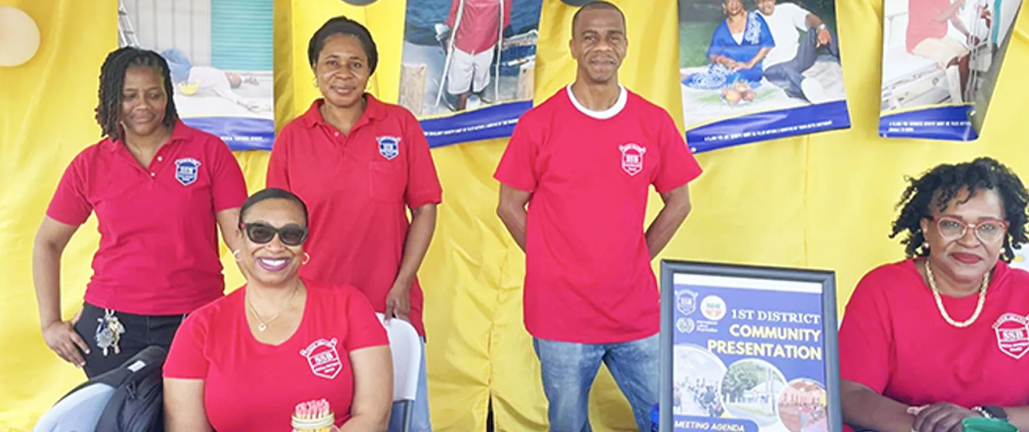 Hosts at the "secure your tomorrow" event in the BVI