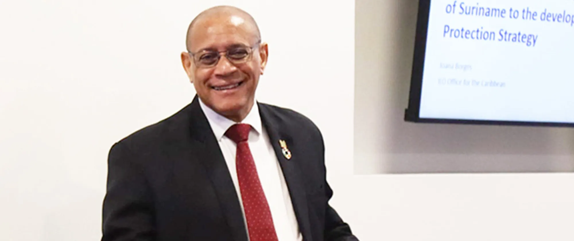 The Hon. Steven Mac Andrew, Minister of Labour, Employment and Youth Affairs, Suriname