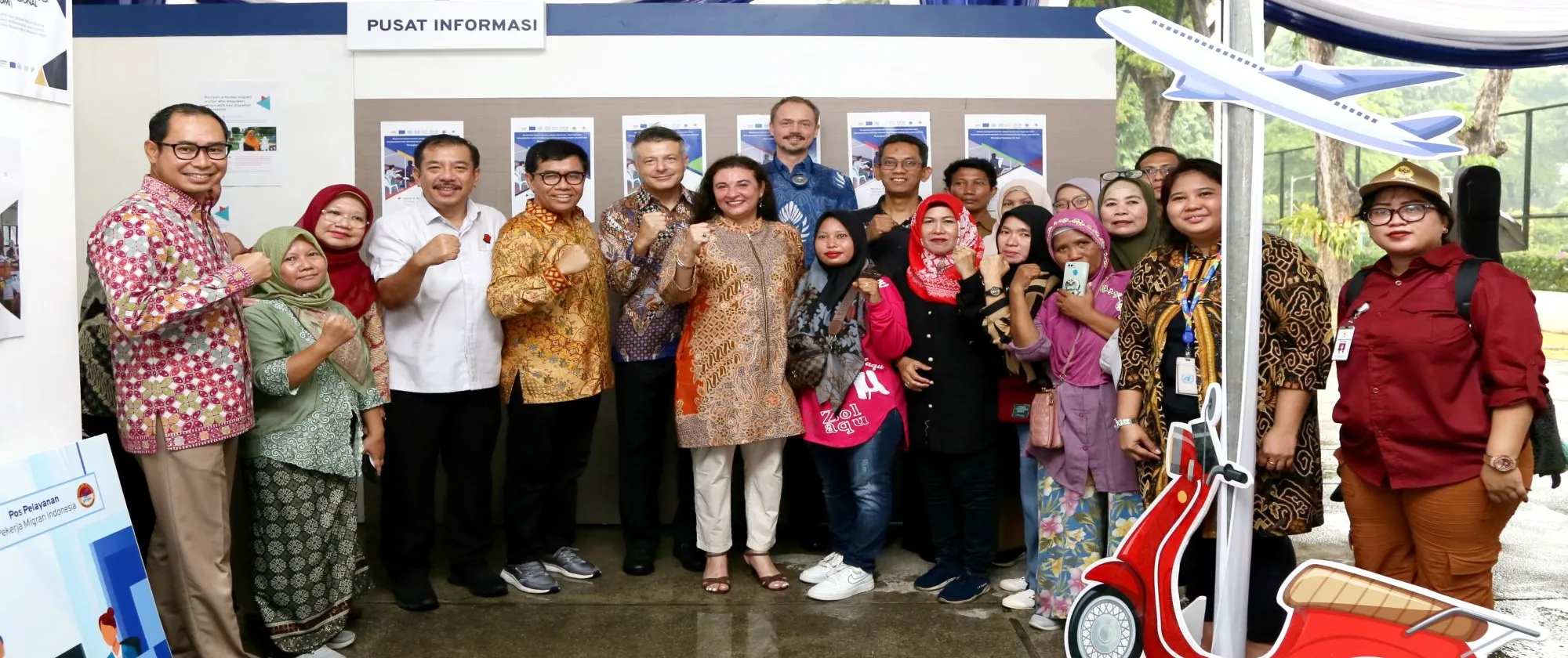 The launch of ILO's PROTECT Project in Indonesia