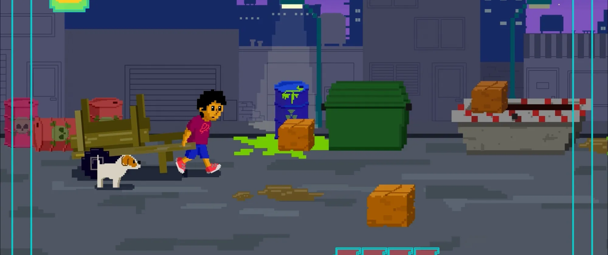 Fotograma del corto "Game over", un video animado sobre trabajo infantil