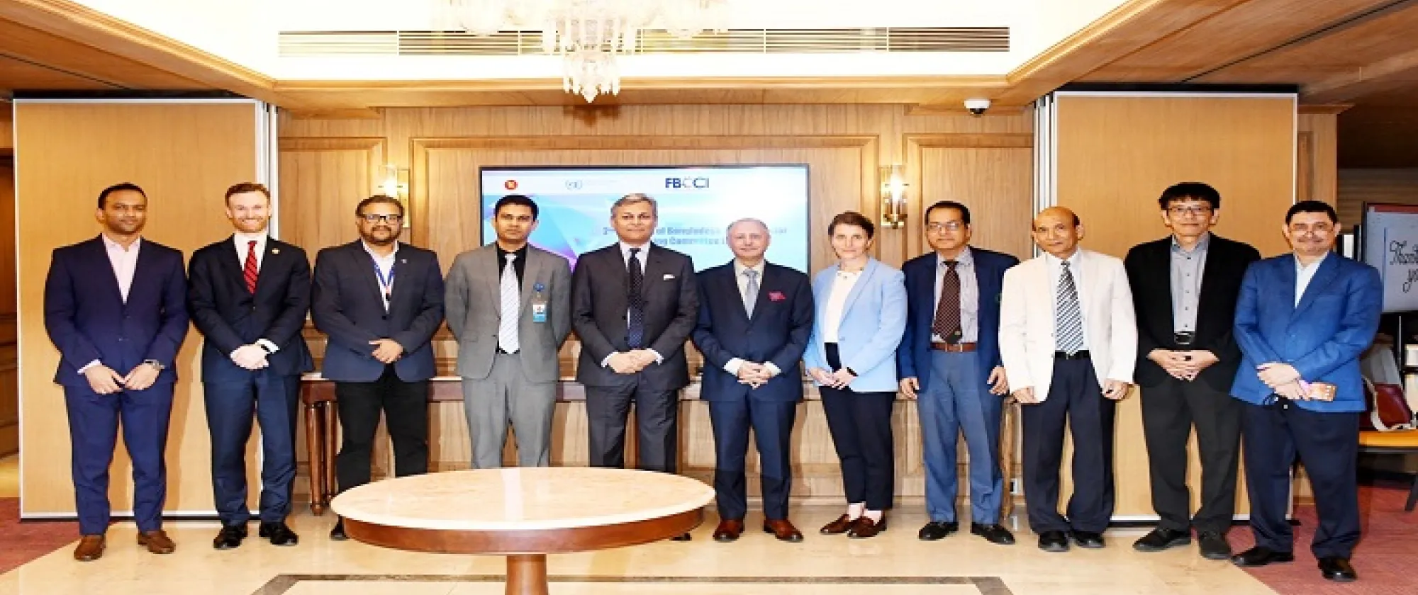 Members of the Bangladesh private sector working group on the sustainable development goals (SDG)