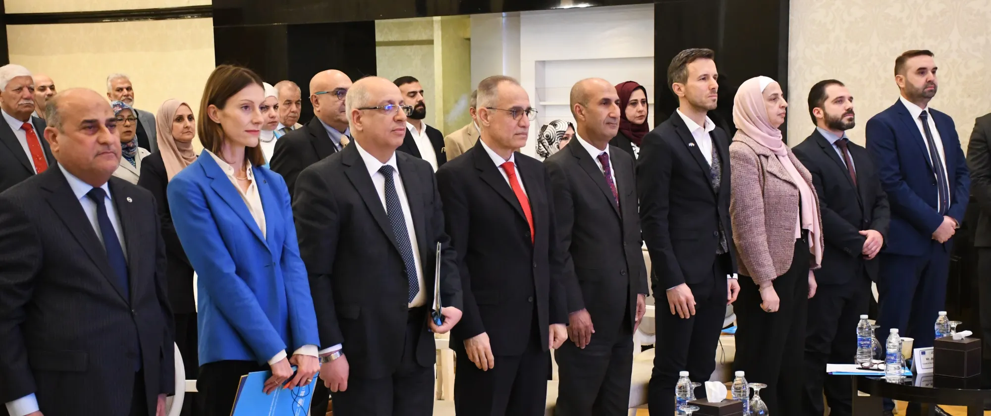 people standing in an event