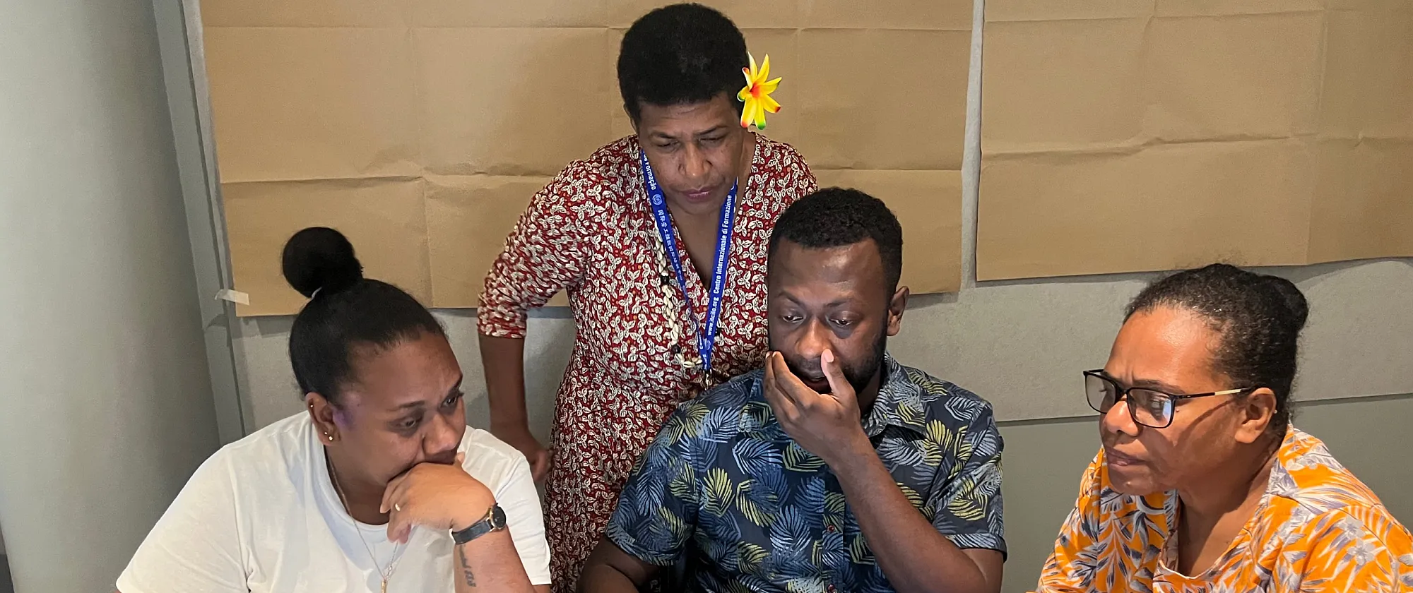 Group work during the Multi-Country Training on Promoting Fair and Ethical Recruitment, Port Vila, Vanuatu