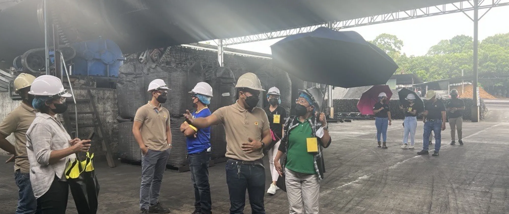 Charcoal production plant