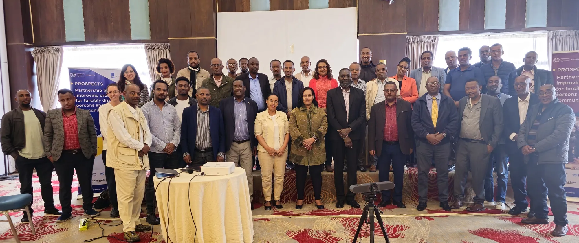 Group picture of the social health protection actors, Ethiopia