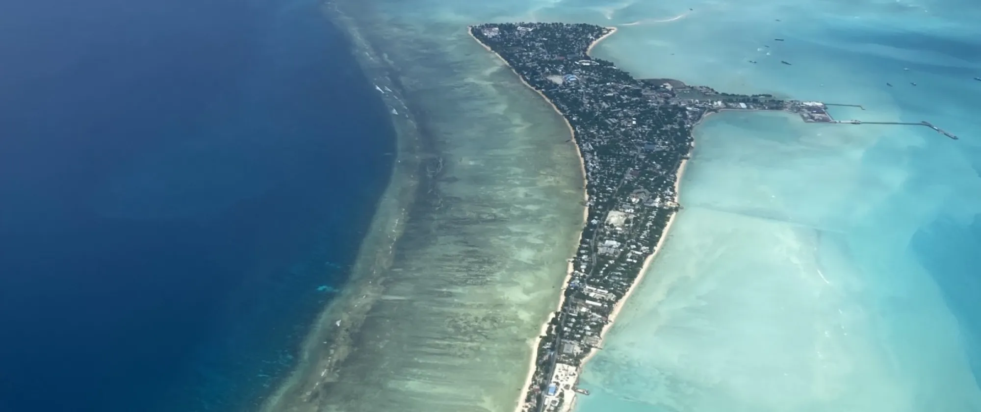 Aerial view of Kiribati 2