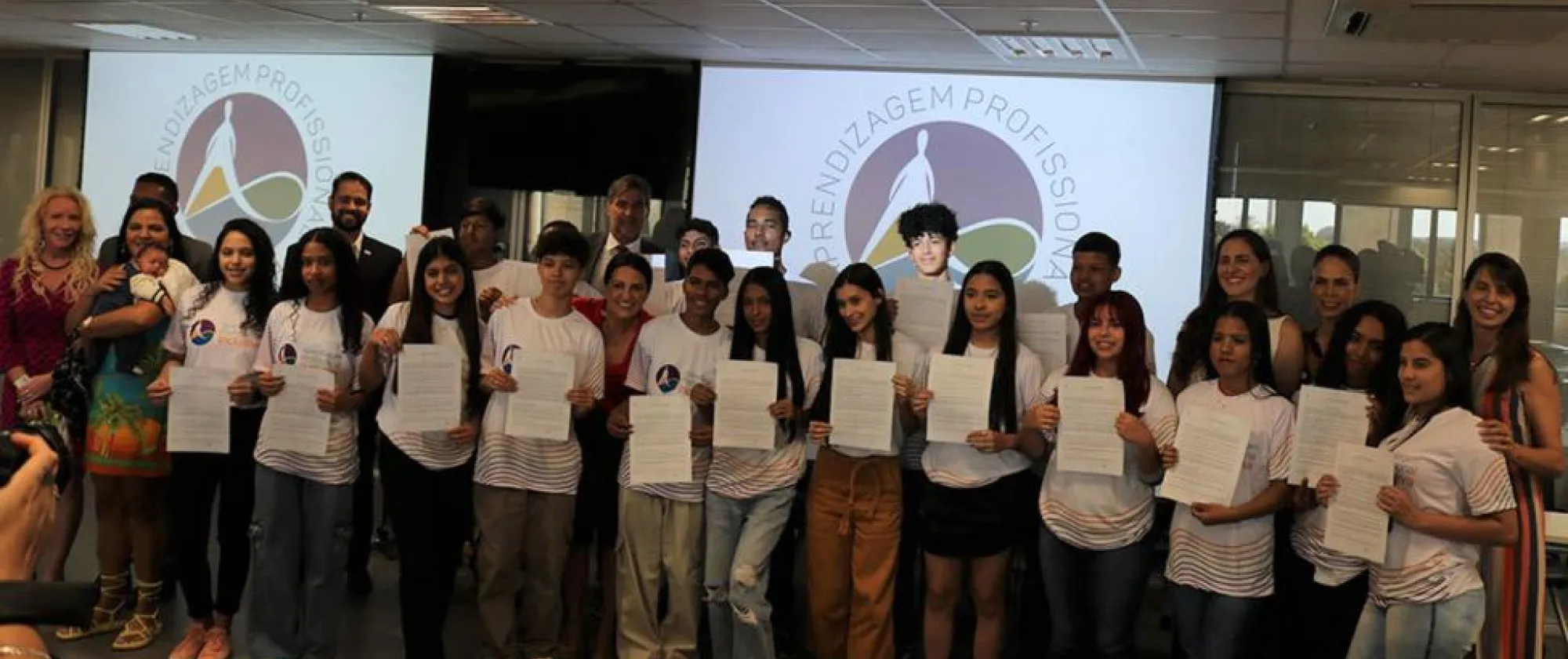 Lançamento Programa API Juventude Migrante no DF, em agosto de 2023.
